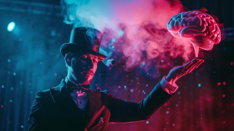 Un mago alterando tu realidad con sesgos cognitivos