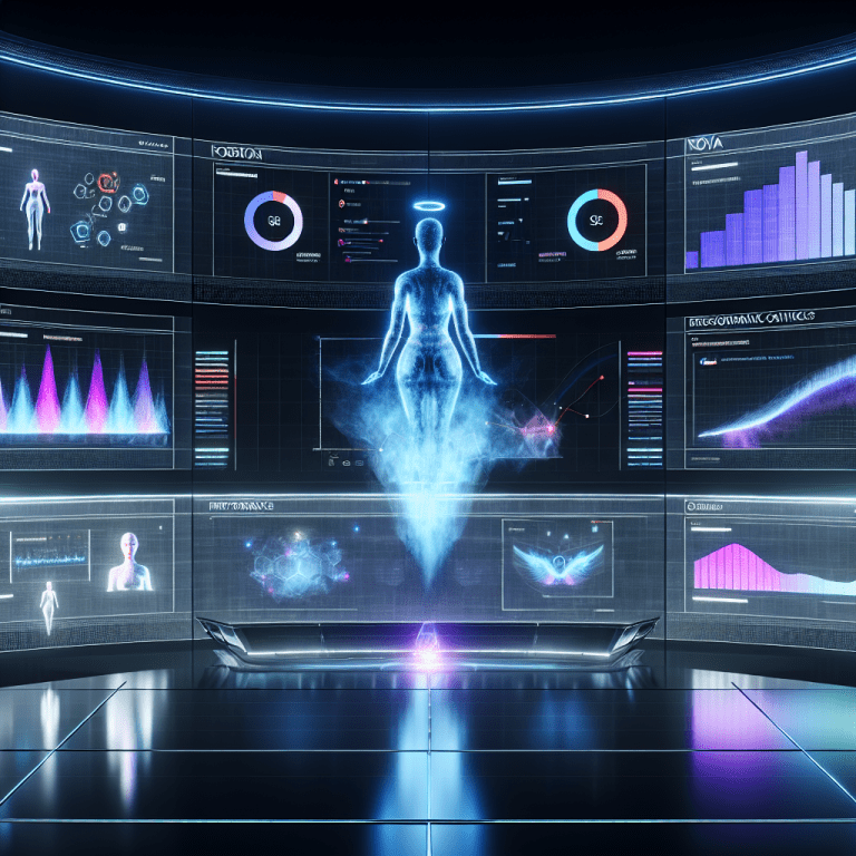 Centro de control avanzado monitorizando rendimiento en comercio digital