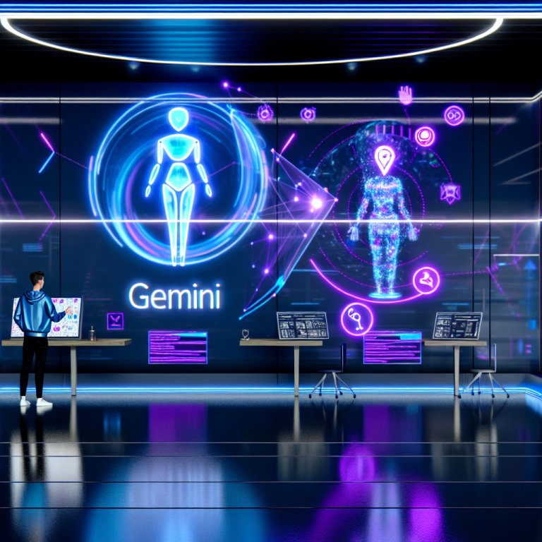 Explorando los beneficios de Gemini ChatGPT para usuarios en un centro de comando digital avanzado.