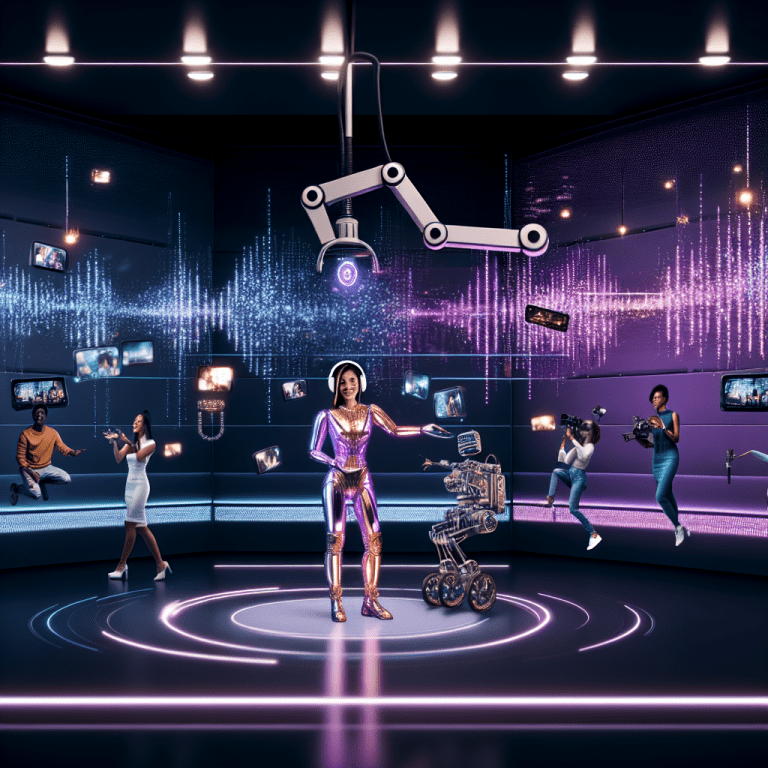 Demostración de estrategias innovadoras en marketing tecnológico con robots y realidad virtual