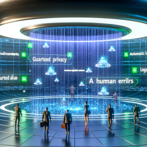 Agentes de cumplimiento en escenario futurista de marketing de PUNTT AI