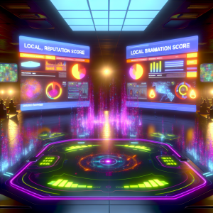 Centro de comando digital mostrando Insights AI que transforma marcas locales y publicidad digital.