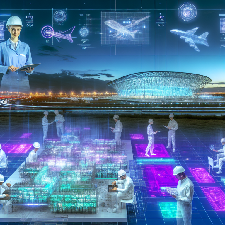 Equipo de profesionales gestionando proyectos integrados en entorno tecnológico avanzado